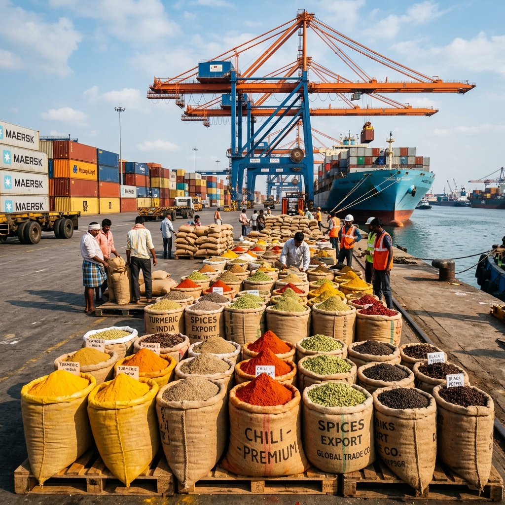 Spice Export to Middle East